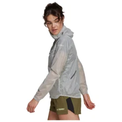 Adidas TERREX Women's Terrex Agravic Rain.Rdy 2.5L Jacket - Running Jacket -Outdoor Clothing Shop adidas terrex womens terrex agravic rainrdy 25l jacket running jacket detail 3