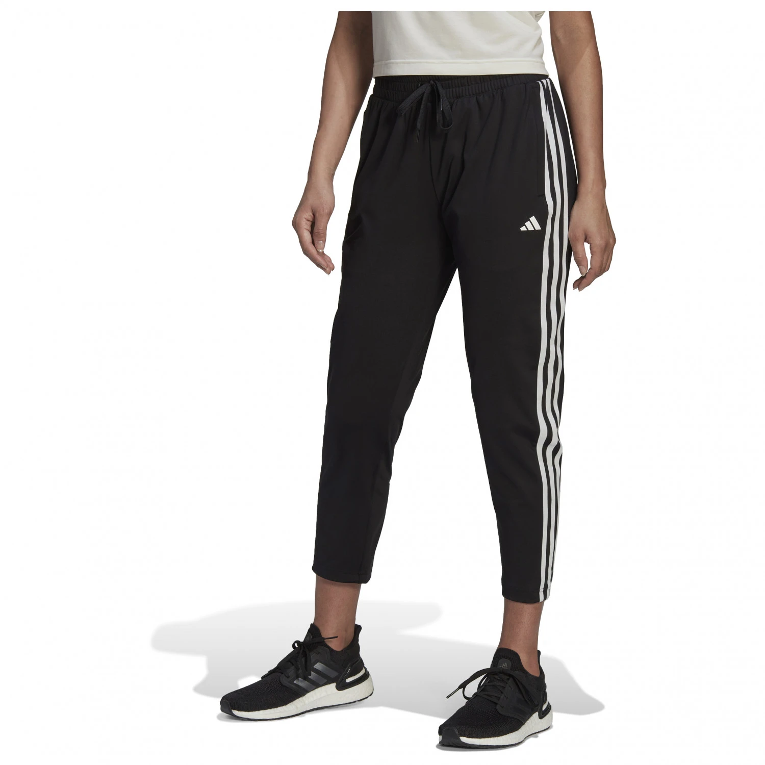 ADIDAS Women's Aeroready Knit Taped 3-Stripes Pants - Tracksuit Trousers 6 ADIDAS Women's Aeroready Knit Taped 3-Stripes Pants - Tracksuit Trousers - Image 6