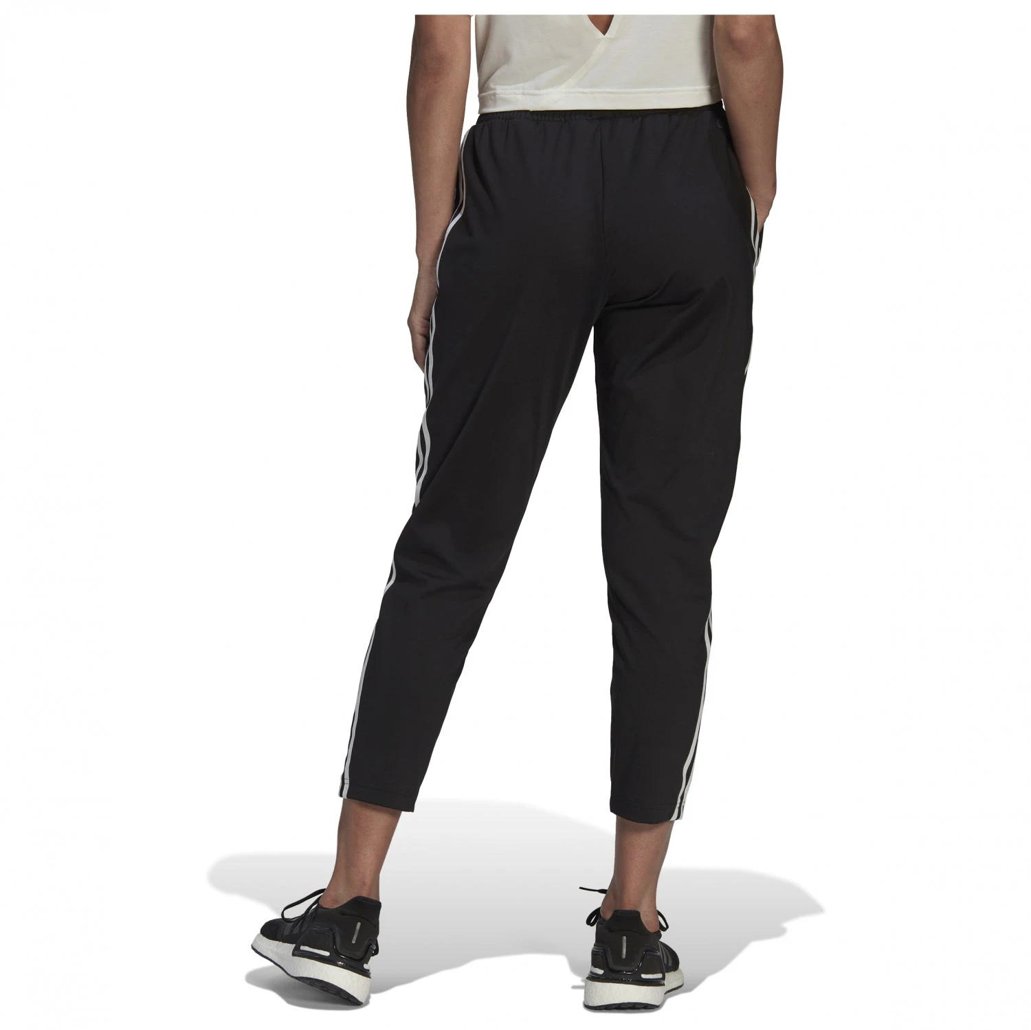 ADIDAS Women's Aeroready Knit Taped 3-Stripes Pants - Tracksuit Trousers 7 ADIDAS Women's Aeroready Knit Taped 3-Stripes Pants - Tracksuit Trousers - Image 7