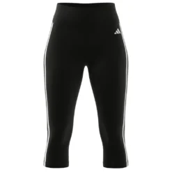 ADIDAS Women's Training Essentials 3-Stripes 3/4 Tights - Leggings -Outdoor Clothing Shop adidas womens training essentials 3 stripes 3 4 tights leggings detail 3