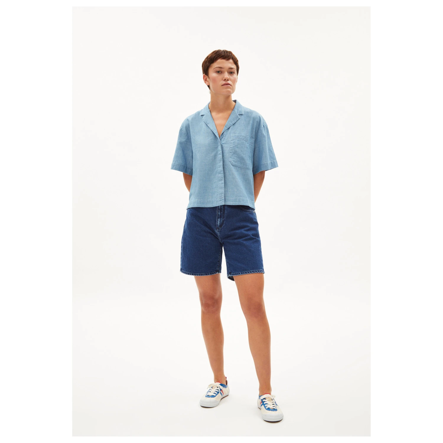 Armedangels Women's Leaanne Denim - Blouse 4 Armedangels Women's Leaanne Denim - Blouse - Image 4