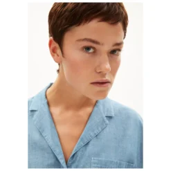 Armedangels Women's Leaanne Denim - Blouse 9 Armedangels Women's Leaanne Denim - Blouse -Outdoor Clothing Shop armedangels womens leaanne denim blouse detail 5