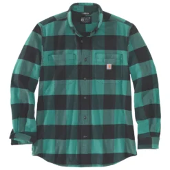Carhartt Midweight Flannel L/S Plaid Shirt - Shirt