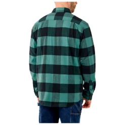 Carhartt Midweight Flannel L/S Plaid Shirt - Shirt 5 Carhartt Midweight Flannel L/S Plaid Shirt - Shirt -Outdoor Clothing Shop carhartt midweight flannel l s plaid shirt shirt detail 3