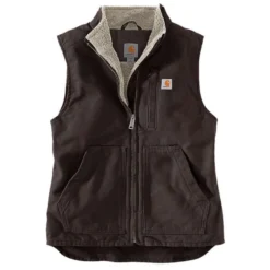 Carhartt Women's Sherpa Lined Mock Neck Vest - Fleece Vest