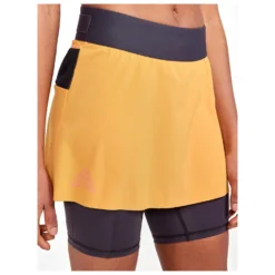 Craft Women's Pro Trail 2In1 Skirt - Running Shorts -Outdoor Clothing Shop craft womens pro trail 2in1 skirt running shorts detail 4