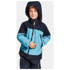 DIDRIKSONS Kid's Ash Jacket 3 - Waterproof Jacket -Outdoor Clothing Shop didriksons kids ash jacket 3 waterproof jacket detail 4