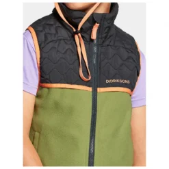 DIDRIKSONS Kid's Tistel Vest - Fleece Vest -Outdoor Clothing Shop didriksons kids tistel vest fleece vest detail 10