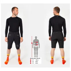 Endura MT500 Freezing Point Shorts - Synthetic Trousers -Outdoor Clothing Shop endura mt500 freezing point shorts synthetic trousers detail 3