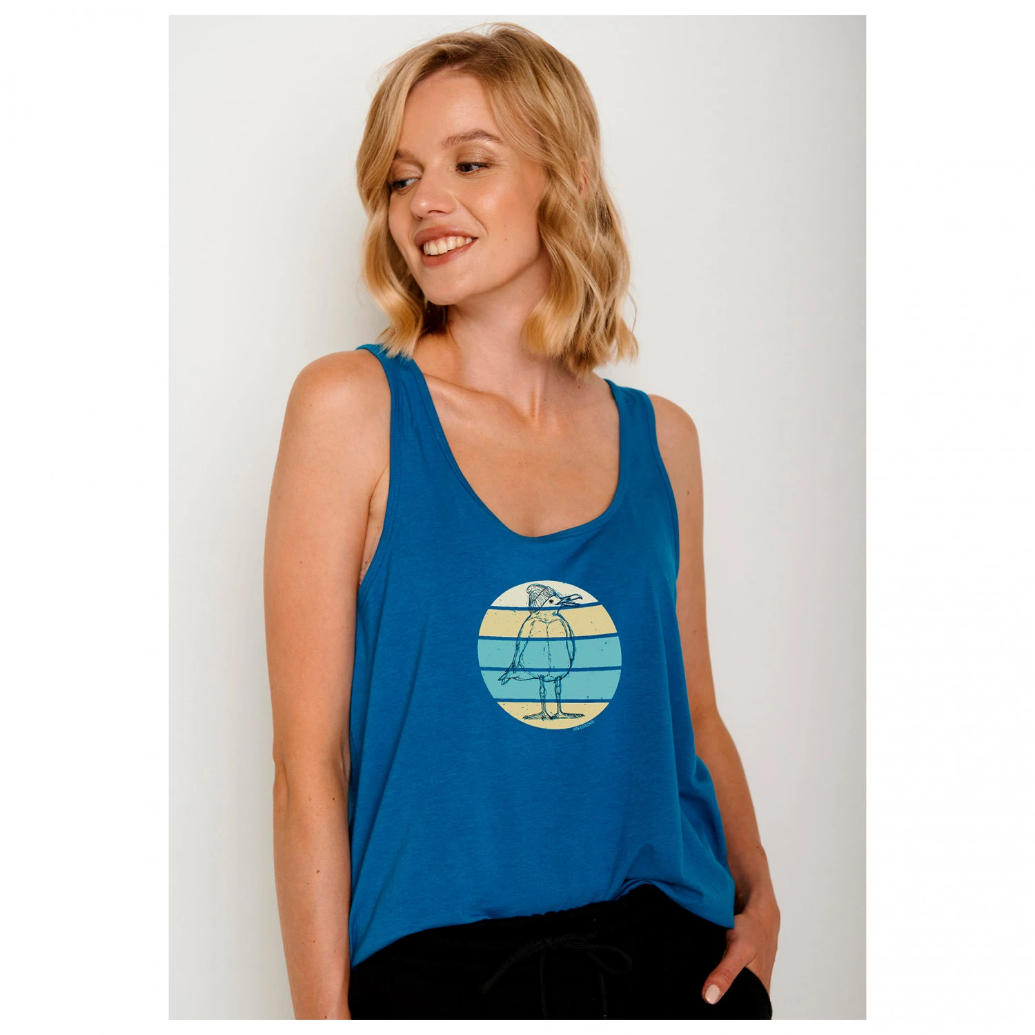 Women's Animal Seagull Stripes Stay - Top 2 Women's Animal Seagull Stripes Stay - Top - Image 2