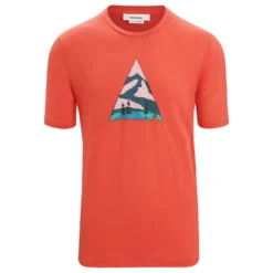 Icebreaker Tech Lite II S/S Tee Camping Grounds - Merino Shirt