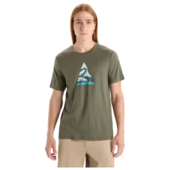 Icebreaker Tech Lite II S/S Tee Camping Grounds - Merino Shirt -Outdoor Clothing Shop icebreaker tech lite ii s s tee camping grounds merino shirt detail 3