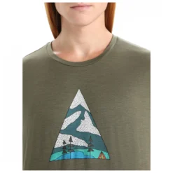 Icebreaker Tech Lite II S/S Tee Camping Grounds - Merino Shirt -Outdoor Clothing Shop icebreaker tech lite ii s s tee camping grounds merino shirt detail 6