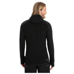 Icebreaker Zoneknit L/S Zip Hoodie - Merino Hoodie -Outdoor Clothing Shop icebreaker zoneknit l s zip hoodie merino hoodie detail 3