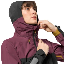 Jack Wolfskin Women's Morobbia 3L Jacket - Cycling Jacket -Outdoor Clothing Shop jack wolfskin womens morobbia 3l jacket cycling jacket detail 6
