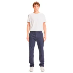 KnowledgeCotton Apparel Chuck Regular Chino Poplin Pant Vegan - Casual Trousers