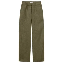 KnowledgeCotton Apparel Women's Loose Natural Linen Pants - Casual Trousers