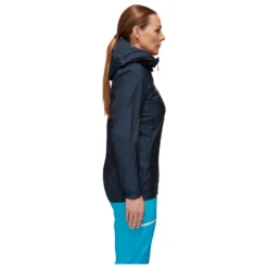 Mammut Women's Nordwand Light HS Hooded Jacket - Waterproof Jacket -Outdoor Clothing Shop mammut womens nordwand light hs hooded jacket waterproof jacket detail 3