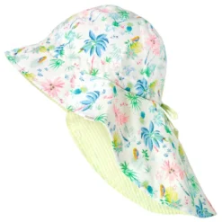 Maximo Kid's Mini Girl Flapper With Neck Guard II - Hat