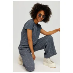 Women's Cherry Printed Pants - Casual Trousers -Outdoor Clothing Shop mazine womens cherry printed pants casual trousers detail 6