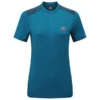 Mountain Equipment Women's Nava S/S Zip T - Sport Shirt