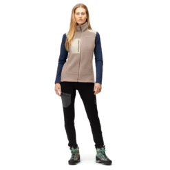 Norrøna Women's Trollveggen Thermal Pro Vest - Fleece Vest -Outdoor Clothing Shop norr na womens trollveggen thermal pro vest fleece vest detail 3