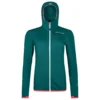 Ortovox Women's Fleece Light Grid Hooded Jacket - Fleece Jacket