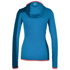 Ortovox Women's Fleece Light Grid Hooded Jacket - Fleece Jacket -Outdoor Clothing Shop ortovox womens fleece light grid hooded jacket fleece jacket detail 4