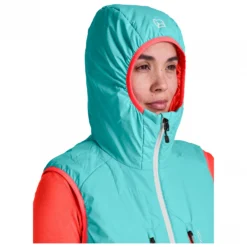 Ortovox Women's Swisswool Piz Boè Vest - Merino Vest -Outdoor Clothing Shop ortovox womens swisswool piz boe vest merino vest bf detail 3