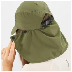 Salomon Cross+ Cap - Cap -Outdoor Clothing Shop salomon cross cap cap detail 3