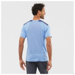Salomon Outline S/S Tee - Sport Shirt -Outdoor Clothing Shop salomon outline s s tee sport shirt detail 3