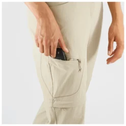 Salomon Women's Wayfarer Zip Off Pants - Zip-off Trousers -Outdoor Clothing Shop salomon womens wayfarer zip off pants zip off trousers detail 5