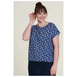 Women's EcoVero-Bluse S/S - Blouse -Outdoor Clothing Shop tranquillo womens ecovero bluse s s blouse detail 3