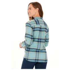 Whistler Women's Jamba Flannel Shirt - Shirt -Outdoor Clothing Shop whistler womens jamba flannel shirt shirt detail 4